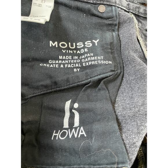 Moussy Vintage 27 Jean Shorts Cut-off Distressed Perrysburg High 540FSC11-2360 - Picture 4 of 11